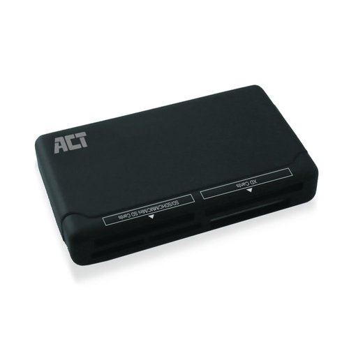 ACT AC6025 geheugenkaartlezer USB 2.0 Zwart ACT AC6025 geheugenkaartlezer USB 2.0 Zwart