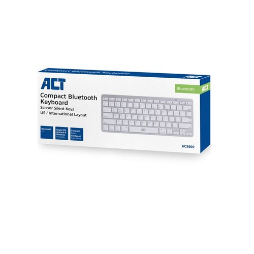 ACT AC5600 toetsenbord Bluetooth QWERTY US International Wit