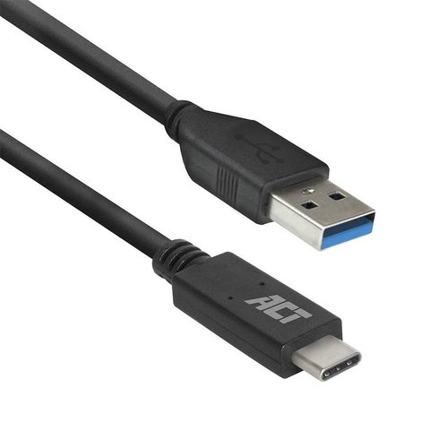 ACT AC7416 USB-kabel 1 m USB 3.2 Gen 1 (3.1 Gen 1) USB C USB A Zwart ACT AC7416 USB-kabel 1 m USB 3.2 Gen 1 (3.1 Gen 1) USB C USB A Zwart