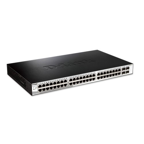 D-LINK D-Link DGS-1210-52 netwerk-switch Managed L2 Gigabit Ethernet (10/100/1000) 1U Zwart