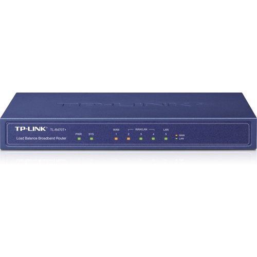 TP-Link TP-LINK TL-R470T+ bedrade router Fast Ethernet Zwart TP-Link TP-LINK TL-R470T+ bedrade router Fast Ethernet Zwart