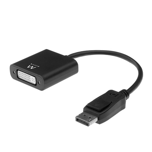Ewent EW9846 video kabel adapter 0,15 m DisplayPort DVI Zwart Ewent EW9846 video kabel adapter 0,15 m DisplayPort DVI Zwart