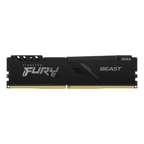 Kingston Fury Beast | 1x4GB DDR4 | 2666MHz | DIMM | CL16 | Geheugenmodule | RAM Kingston Fury Beast | 1x4GB DDR4 | 2666MHz | DIMM | CL16 | Geheugenmodule | RAM