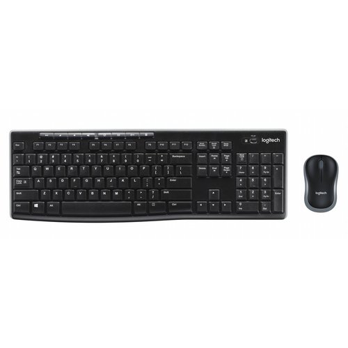 Logitech Wireless Combo MK270 toetsenbord Inclusief muis USB QWERTZ Duits Zwart Logitech Wireless Combo MK270 toetsenbord Inclusief muis USB QWERTZ Duits Zwart