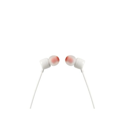 JBL Tune 110 Headset Bedraad In-ear Muziek Wit JBL Tune 110 Headset Bedraad In-ear Muziek Wit