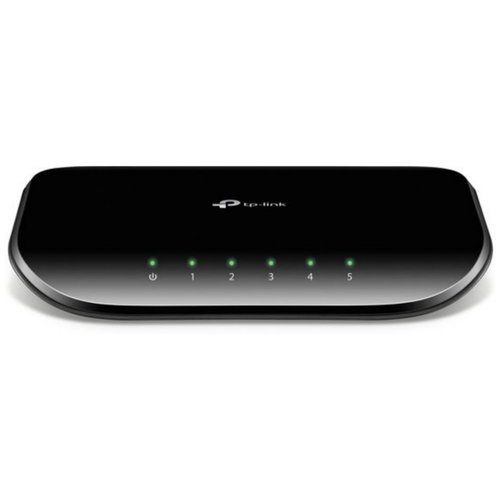 TP-Link TP-LINK TL-SG1005D Unmanaged Gigabit Ethernet (10/100/1000) Zwart TP-Link TP-LINK TL-SG1005D Unmanaged Gigabit Ethernet (10/100/1000) Zwart