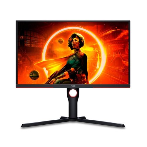 AOC 25G3ZM/BK computer monitor 62,2 cm (24.5") 1920 x 1080 Pixels Full HD Zwart, Rood AOC 25G3ZM/BK computer monitor 62,2 cm (24.5") 1920 x 1080 Pixels Full HD Zwart, Rood
