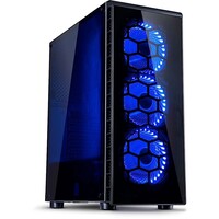 CXC2 Blue Light | Midi Tower Case | Zwart