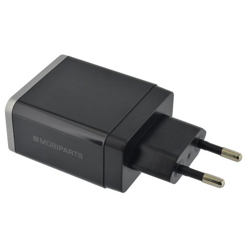 Mobiparts Wall Charger Dual USB 2.4A Black