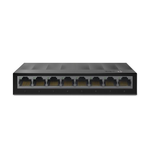 TP-Link LS1008G Unmanaged Gigabit Ethernet (10/100/1000) Zwart TP-Link LS1008G Unmanaged Gigabit Ethernet (10/100/1000) Zwart