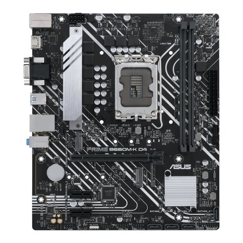 Asus ASUS PRIME B660M-K D4 Intel B660 LGA 1700 micro ATX Asus ASUS PRIME B660M-K D4 Intel B660 LGA 1700 micro ATX