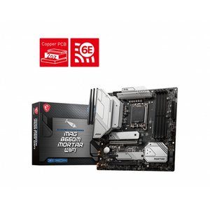 MSI MAG B660M MORTAR WIFI moederbord Intel B660 LGA 1700 micro ATX