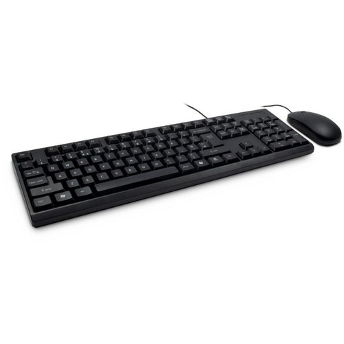 Inter-Tech NK-1000EC toetsenbord Inclusief muis USB QWERTY Engels Zwart Inter-Tech NK-1000EC toetsenbord Inclusief muis USB QWERTY Engels Zwart