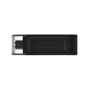 Kingston DataTraveler 70 | 64GB USB-C 3.2 Flash Drive | Zwart