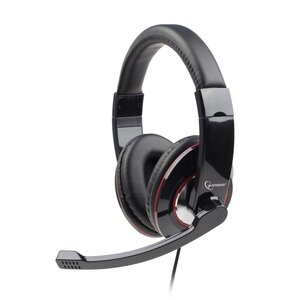 Gembird MHS-001 | Bedrade On-Ear Headset USB-A | Zwart Gembird MHS-001 | Bedrade On-Ear Headset USB-A | Zwart