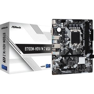 Asrock B760M-HDV/M.2 D4 | Socket LGA 1700 | Intel B760 | 2xDDR4 | Micro-ATX | Moederbord