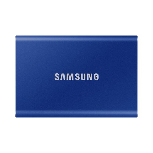 Samsung T7 1TB Portable SSD - 1.050MB/s Blauw Samsung T7 1TB Portable SSD - 1.050MB/s Blauw