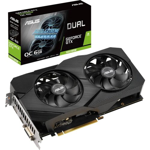 Asus ASUS Dual -GTX1660S-O6G-EVO NVIDIA GeForce GTX 1660 SUPER 6 GB GDDR6