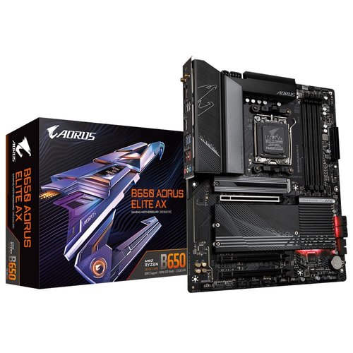Gigabyte B650 AORUS ELITE AX 1.0 AMD B650 Socket AM5 ATX Gigabyte B650 AORUS ELITE AX 1.0 AMD B650 Socket AM5 ATX