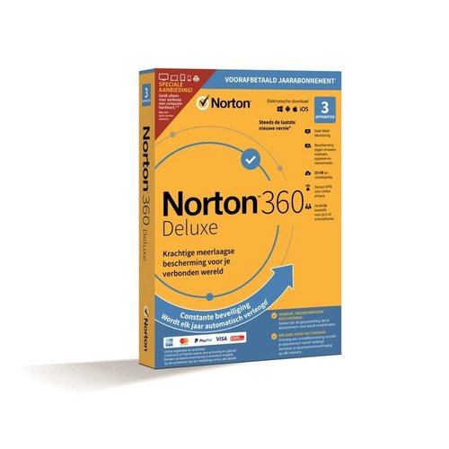 Symantec Norton 360 Deluxe 3D Antivirus 3 PC/MAC Symantec Norton 360 Deluxe 3D Antivirus 3 PC/MAC