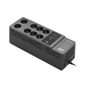 APC Back-UPS BE850G2-GR | 850 VA | 8 Schuko Stopcontacten (6 op Accu) | USB Type-A & C | AVR Spanningstabilisatie | Bescherming tegen Stroomstoringen