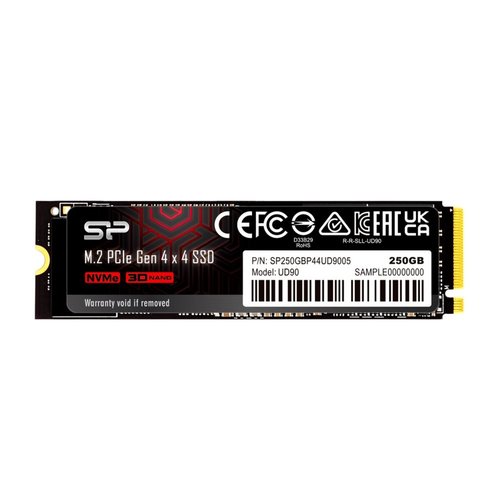 Silicon Power UD90 | 250GB NVMe SSD | M.2 | Gen4 | 3.200MB/s Silicon Power UD90 | 250GB NVMe SSD | M.2 | Gen4 | 3.200MB/s