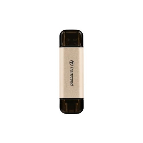 Transcend JetFlash 930C USB flash drive 128 GB USB Type-A / USB Type-C 3.2 Gen 1 (3.1 Gen 1) Goud