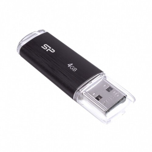 Silicon Power Ultima U02 USB flash drive 4 GB USB Type-A 2.0 Zwart Silicon Power Ultima U02 USB flash drive 4 GB USB Type-A 2.0 Zwart