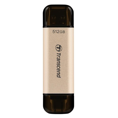 Transcend JetFlash 930C USB flash drive 512 GB USB Type-A / USB Type-C 3.2 Gen 1 (3.1 Gen 1) Goud Transcend JetFlash 930C USB flash drive 512 GB USB Type-A / USB Type-C 3.2 Gen 1 (3.1 Gen 1) Goud