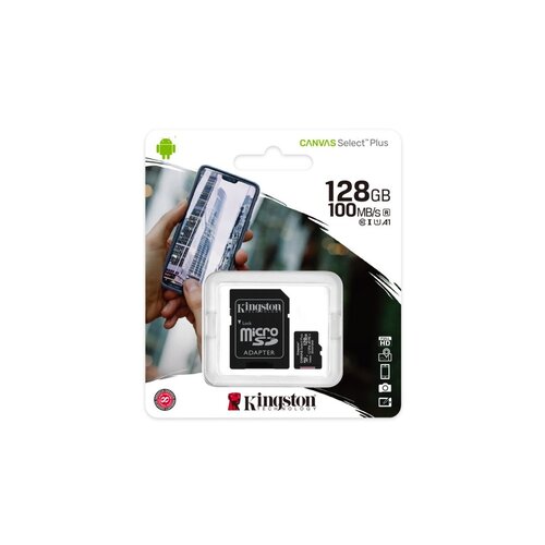 Kingston SD  Micro SDXC Technology Canvas Select Plus 128 GB