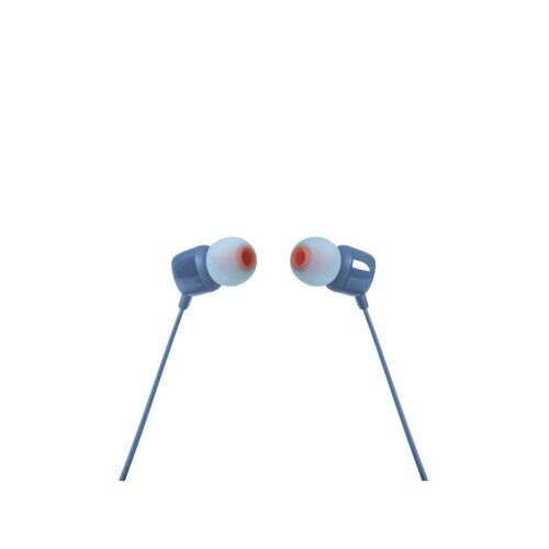 JBL Tune 110 Headset Bedraad In-ear Muziek Blauw JBL Tune 110 Headset Bedraad In-ear Muziek Blauw