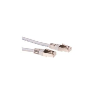 ACT Patchcord SSTP Category 6 PIMF, Grey 0.50M netwerkkabel Grijs 0,5 m