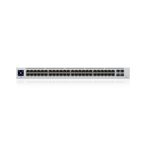Ubiquiti Networks UniFi USW-48-POE netwerk-switch Managed L2 Gigabit Ethernet (10/100/1000) Power over Ethernet (PoE) 1U Roestvrijstaal