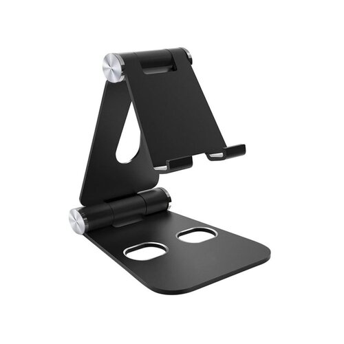 Mobiparts Tablet Stand Holder Metal size L - Zwart