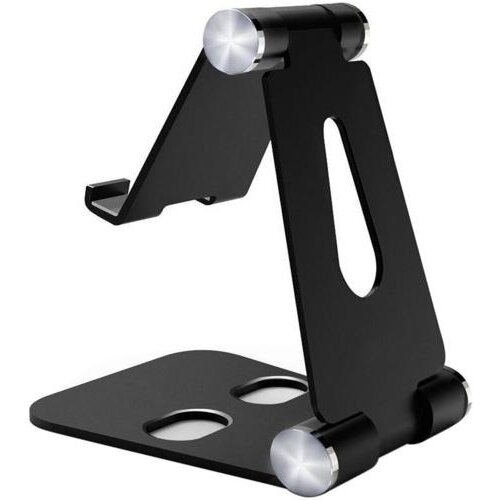 Mobiparts Tablet Stand Holder Metal size L - Zwart