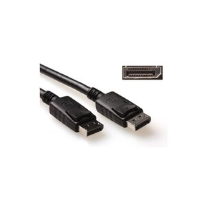 ACT AK3980 DisplayPort kabel 2 m Zwart