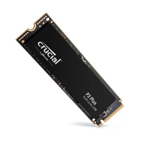 Crucial P3 Plus | 1TB NVMe SSD | M.2 | Gen4 | 5.000MB/s Lezen | 3.600MB/s Schrijven