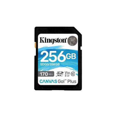 Kingston Technology Canvas Go! Plus 256 GB SD UHS-I Klasse 10 Kingston Technology Canvas Go! Plus 256 GB SD UHS-I Klasse 10