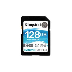 Kingston Canvas Go! Plus | SDXC | 128GB | Class 10 | UHS-I U3