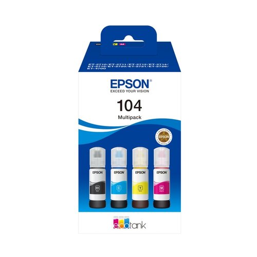 Epson 104 EcoTank 4-colour Multipack Epson 104 EcoTank 4-colour Multipack