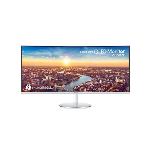 Samsung MON (34") 3440 x 1440 UW Quad HD QLED Zilver, Wit Samsung MON (34") 3440 x 1440 UW Quad HD QLED Zilver, Wit