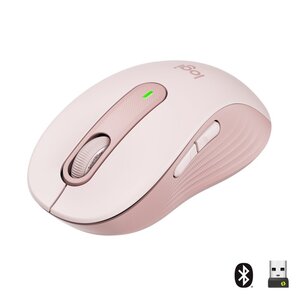 Logitech Signature M650 | Draadloze Muis | Rechtshandig | RF + Bluetooth | 2000 DPI | Roze Logitech Signature M650 | Draadloze Muis | Rechtshandig | RF + Bluetooth | 2000 DPI | Roze