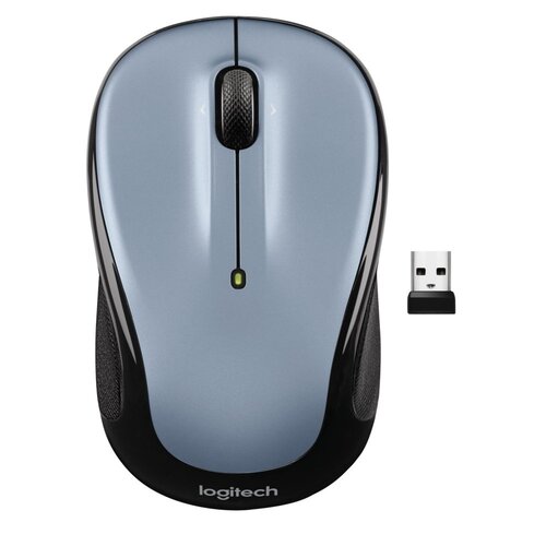 Logitech M325s | Draadloze Muis | Links- en Rechtshandig | RF | 1000 DPI | Zwart/Grijs