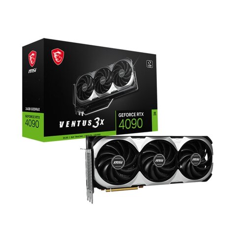 MSI GeForce RTX 4090 VENTUS 3X 24G NVIDIA 24 GB GDDR6X