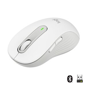 Logitech Signature M650 | Draadloze Muis | Rechtshandig | RF + Bluetooth | 2000 DPI | Wit
