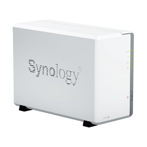 Synology DiskStation DS223j NAS | 2 Drive Bays | 1x Gigabit Ethernet | Wit