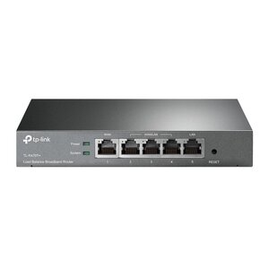 TP-Link TP-LINK TL-R470T+ bedrade router Fast Ethernet Zwart
