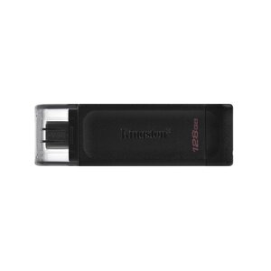 Kingston DataTraveler 70 | 128GB USB-C 3.2 Flash Drive | Zwart