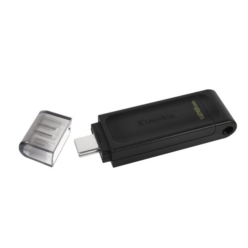 Kingston Technology DataTraveler 70 USB flash drive 128 GB USB Type-C 3.2 Gen 1 (3.1 Gen 1) Zwart