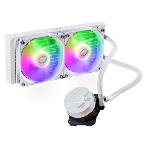 CoolerMaster Cooler Master MasterLiquid 240L Core ARGB White Processor Kit voor vloeistofkoeling 12 cm Wit